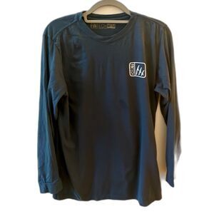 Fintech Navy Long Sleeve Tee Men's M GUC